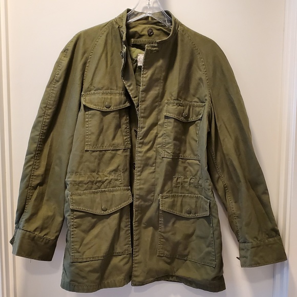 Jacket, Olive Green, Military Issue 1960s - 1970s - Picture 1 of 6